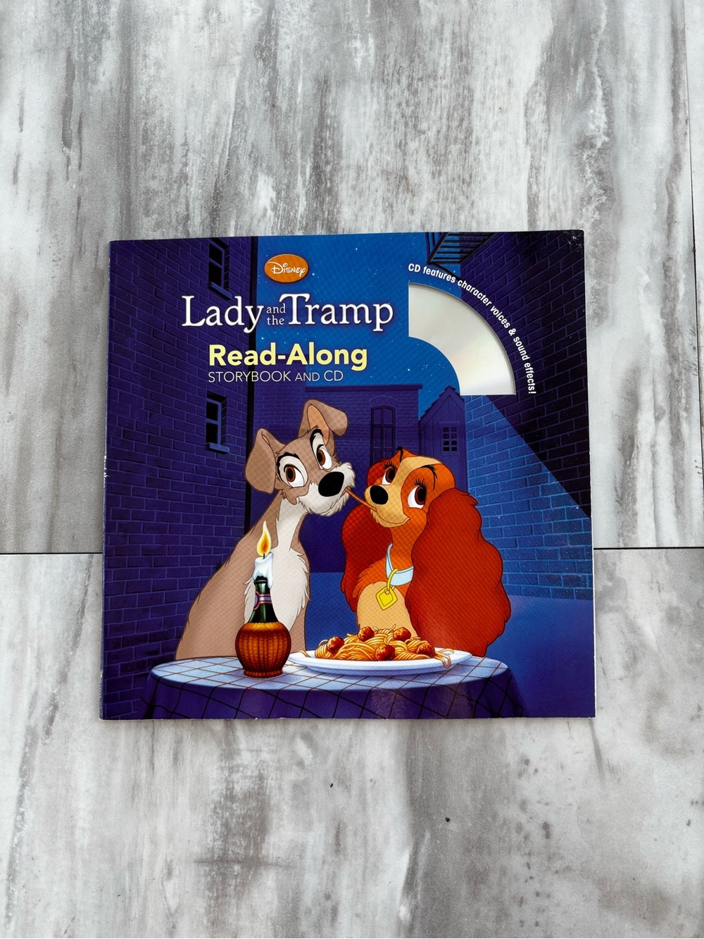 “Lady and the Tramp” Read-Along Storybook and CD Disney Kids’ Classics Paperback